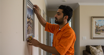 Elite Maintenance-service-Handyman-Picture-Hanging